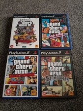 Grand Theft Auto Bundle GTA 3 III, Vice/Liberty City, San Andreas - Sony PS2 PAL