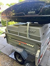 Erde 122 trailer with hard top