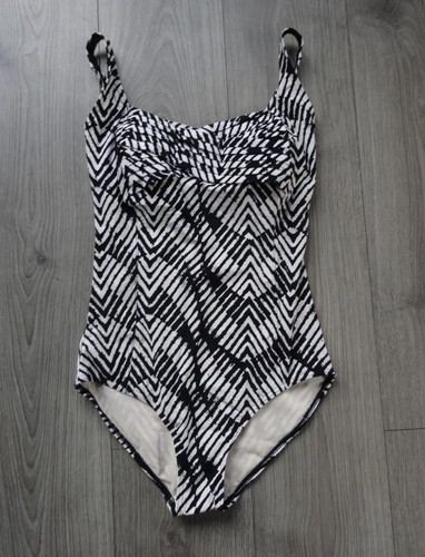 Swimsuit black and white - m&s,