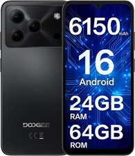DOOGEE Note 56 Mobile Phones - Newest Android 16 Smartphone, 6150mAh, 6.56" 90Hz