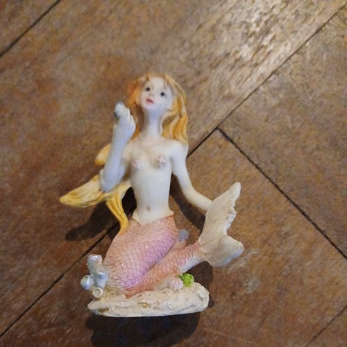 Miniature mermaid statue - miniature,