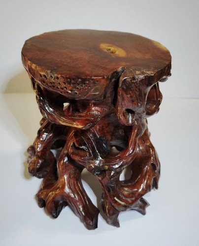 Natural root wood carved - wood,
