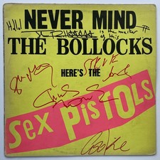 SIGNED SEX PISTOLS LYDON JONES