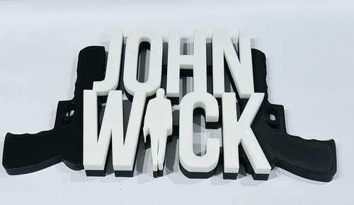 Decorative john wick film logo - john,