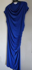 JOANNA HOPE / SIMPLY BE Cobalt Blue Magisculpt Ruched Dress - Size 20 BNWOT
