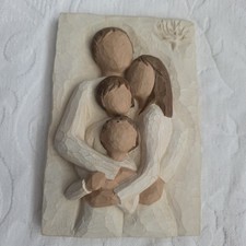 Vtg Y2k 2000 Demdaco Willow Tree FAMILY A Lifetime of Love Susan Lordi Wall Art