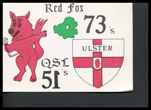 Qsl card radio north - x,