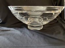 Tipperary Crystal Large Heavy Cut Glass Crystal Bowl 26 cm diameter 2.5Kg weight