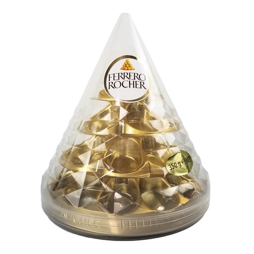 Empty ferrero rocher pyramid - ferrero,