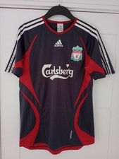 Liverpool FC 2006/07 Adidas Formotion Grey Training Shirt -Mens UK 38/40 Medium 