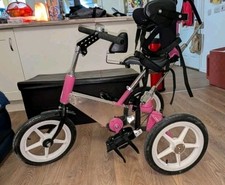 Tomcat Tiger Trike  Sparkly Pink Adapted for Special Needs