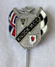 KNOCK MCC pin BADGE Motor Cycle & Car Club NORTH IRELAND