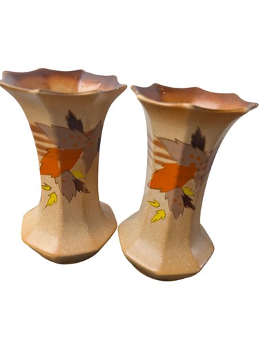 Brentleigh ware art deco vases - deco,
