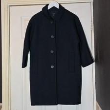 COS Navy Wool 3/4 sleeve knee