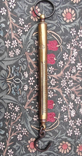 Salter brass 50lbs scale - salter,