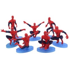Cake Scene Birthday Decorations Spiderman Toppers STAND UP Figure Decoration