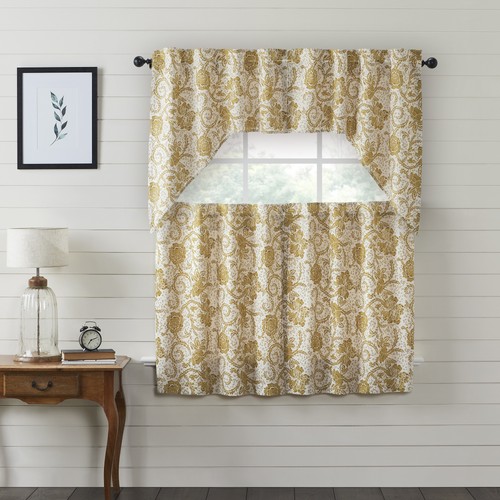 Dorset mustard gold curtain - dorset,