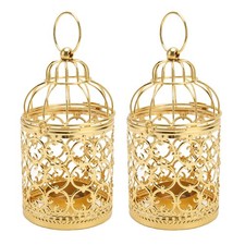 `2 Pcs Bird Cage Candle Holder