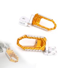 For Yamaha MT-01 05-13 12 11 10 09 08 25mm Lower Front Foot Pegs Wide Rider Gold