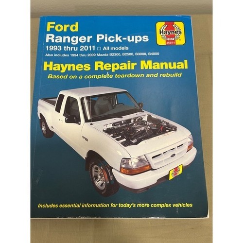 Haynes repair manual - manual, ford