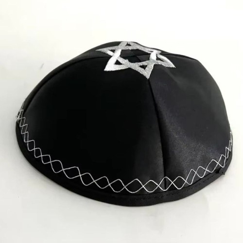 Breathable jewish kippah round - jewish,