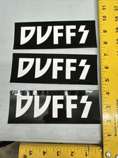 Duffs Shoes BMX Stickers Decals 1990's Mid School Racing Bike Bicycle Vintage