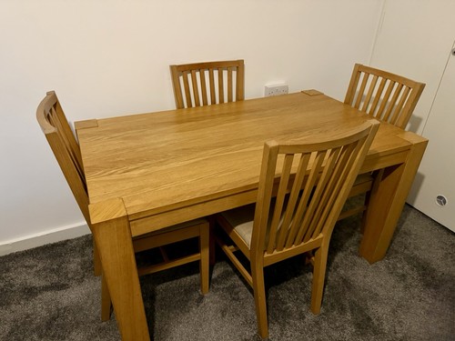 Solid wood dining table - +, 4