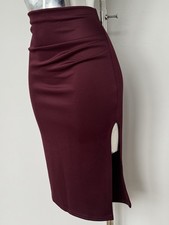 Knee length Side Split skirt