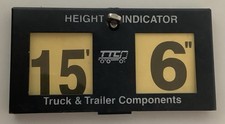 Vintage Truck Trailer Height Indicator In Feet and Inches VW Campervan Beetle