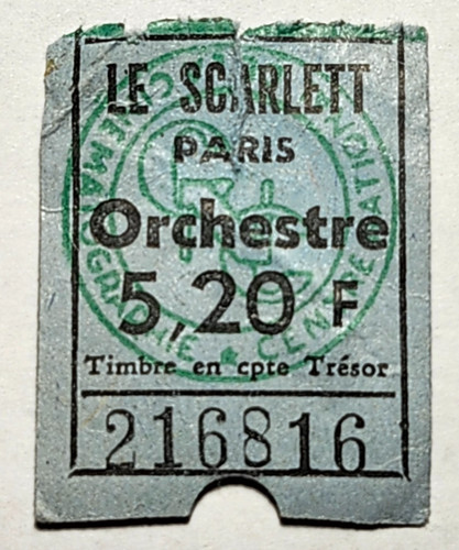 Vintage scarlett theatre - le,