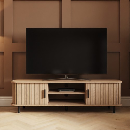 Omari unit oak effect media - tv,
