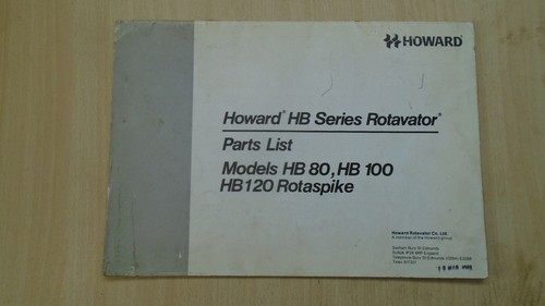Howard rotavator series - howard, hb