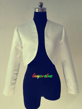 UK 6-28 Satin Shrug Wedding