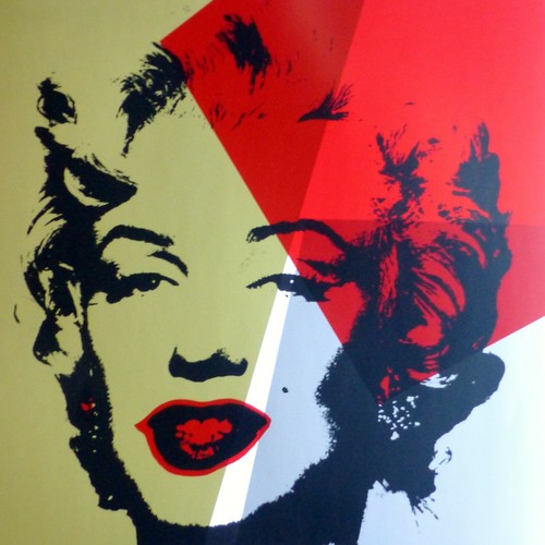 Andy warhol golden marilyn - golden,