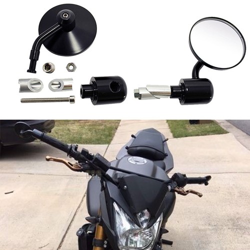 Round motorcycle rearview - round, 7/8"