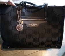 River Island Black Large Tote