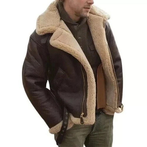 Raf brown men bomber - brown, men's