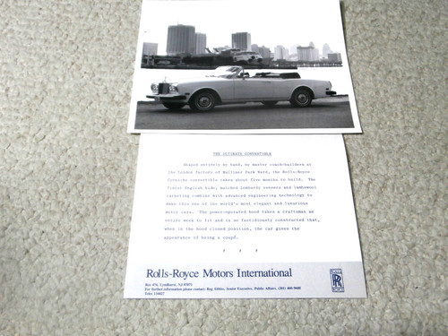 Rolls royce corniche original - royce,