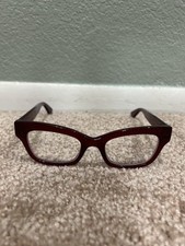 Gucci Burgundy Square Cateye