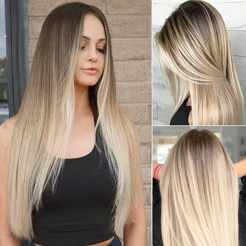 Ombre blonde women real - blonde,