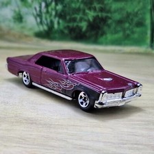 Hot Wheels '65 Pontiac GTO Diecast Model Car 1/64 (74) Used Condition