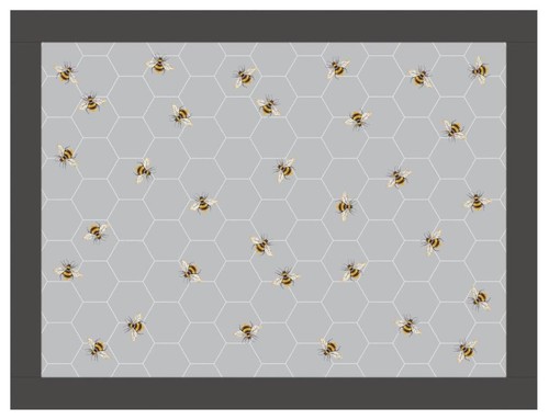 Busy bee faux - busy, lap