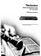 Technics ST-GT350 Tuner Owners
