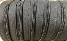 Strong Black Waterproof Zip