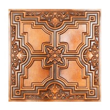 Faux tin ceiling tiles archaic copper color decor wall panels PL16 10pcs/lot