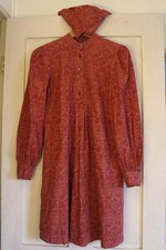 Laura Ashley Prairie Dress From The Archive Collection with Head Scarf size 8/10