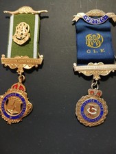 Two  RAOB  sterling silver