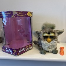 1998 TIGER FURBY - GREEN -with