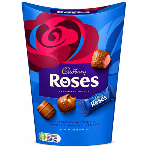 Cadbury roses chocolate carton - roses,