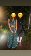 Indian Blue Lehenga Blouse